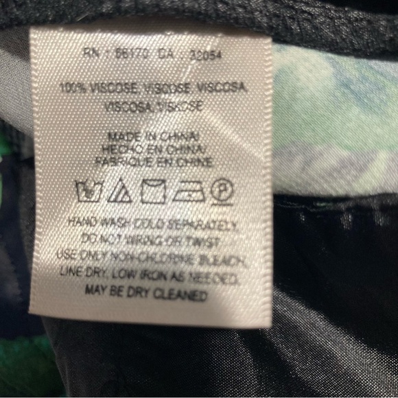 ELEVENSES Sz 8 by Anthropologie Palazzo Wide Leg Cuffed Hem Trouser Pants - Picture 14 of 14